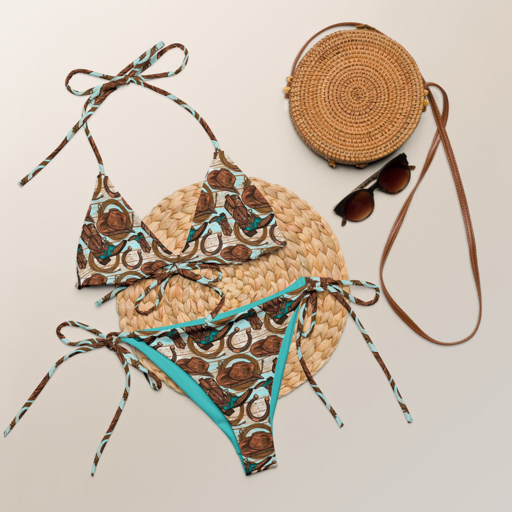Baha Ranch Yeehaw Cowboy Up String Bikini by Baha Ranch Western Wear