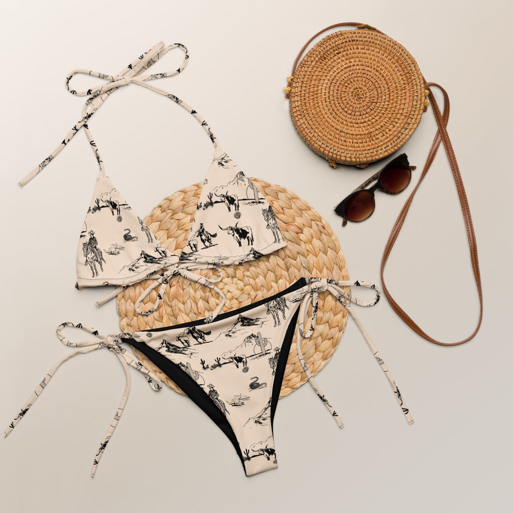 Baha Ranch Yeehaw Cowboy Ranch String Bikini by Baha Ranch Western Wear