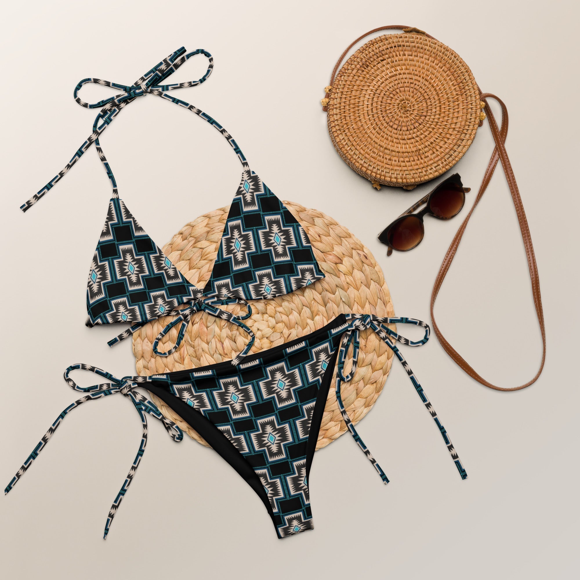 Baha Ranch Yeehaw Southwest Cross String Bikini by Baha Ranch Western Wear