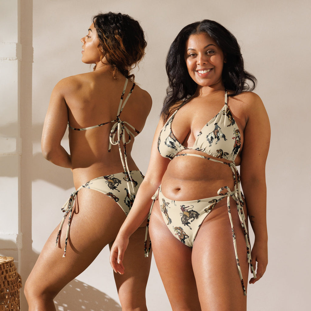 Baha Ranch Yeehaw Vintage Cowgirl String Bikini by Baha Ranch Western Wear - product image 3