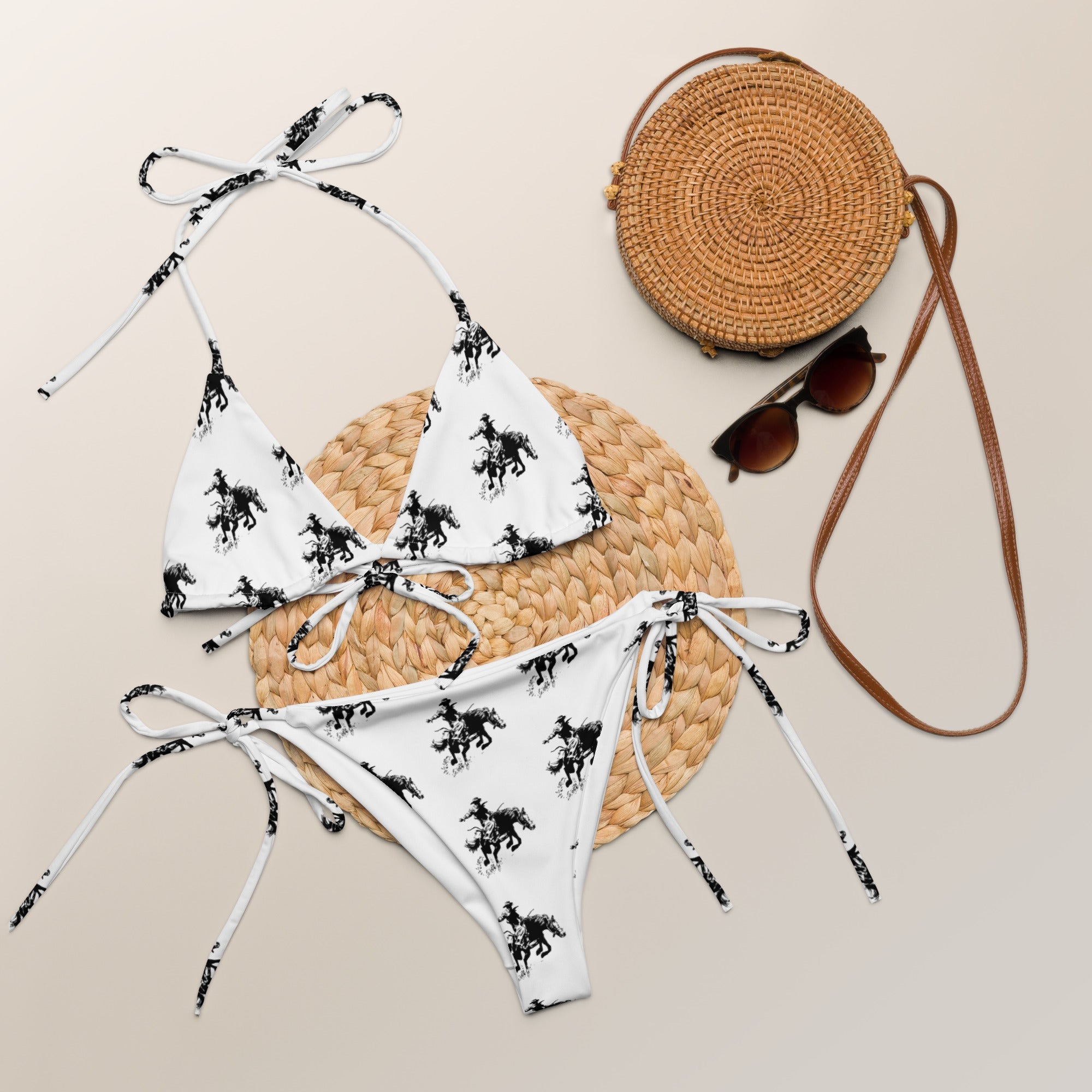 Baha Ranch Yeehaw Rodeo Bronc String Bikini by Baha Ranch Western Wear