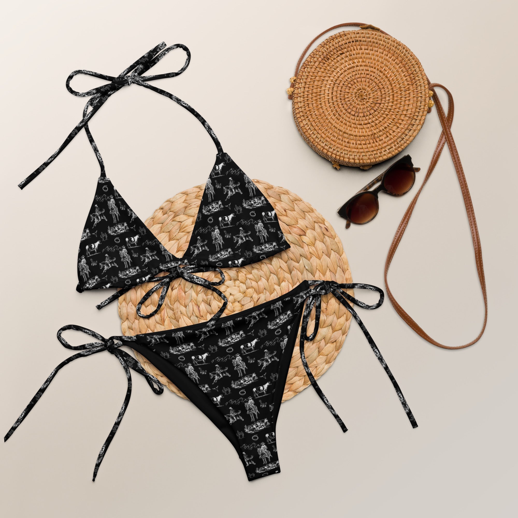 Baha Ranch Yeehaw Ranch Life String Bikini by Baha Ranch Western Wear