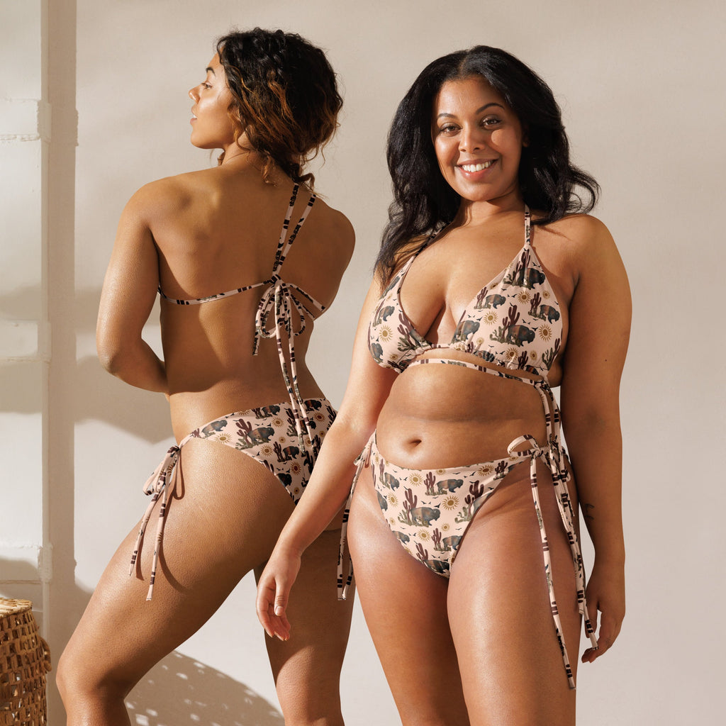 Baha Ranch Yeehaw Desert Bison String Bikini by Baha Ranch Western Wear - product image 3