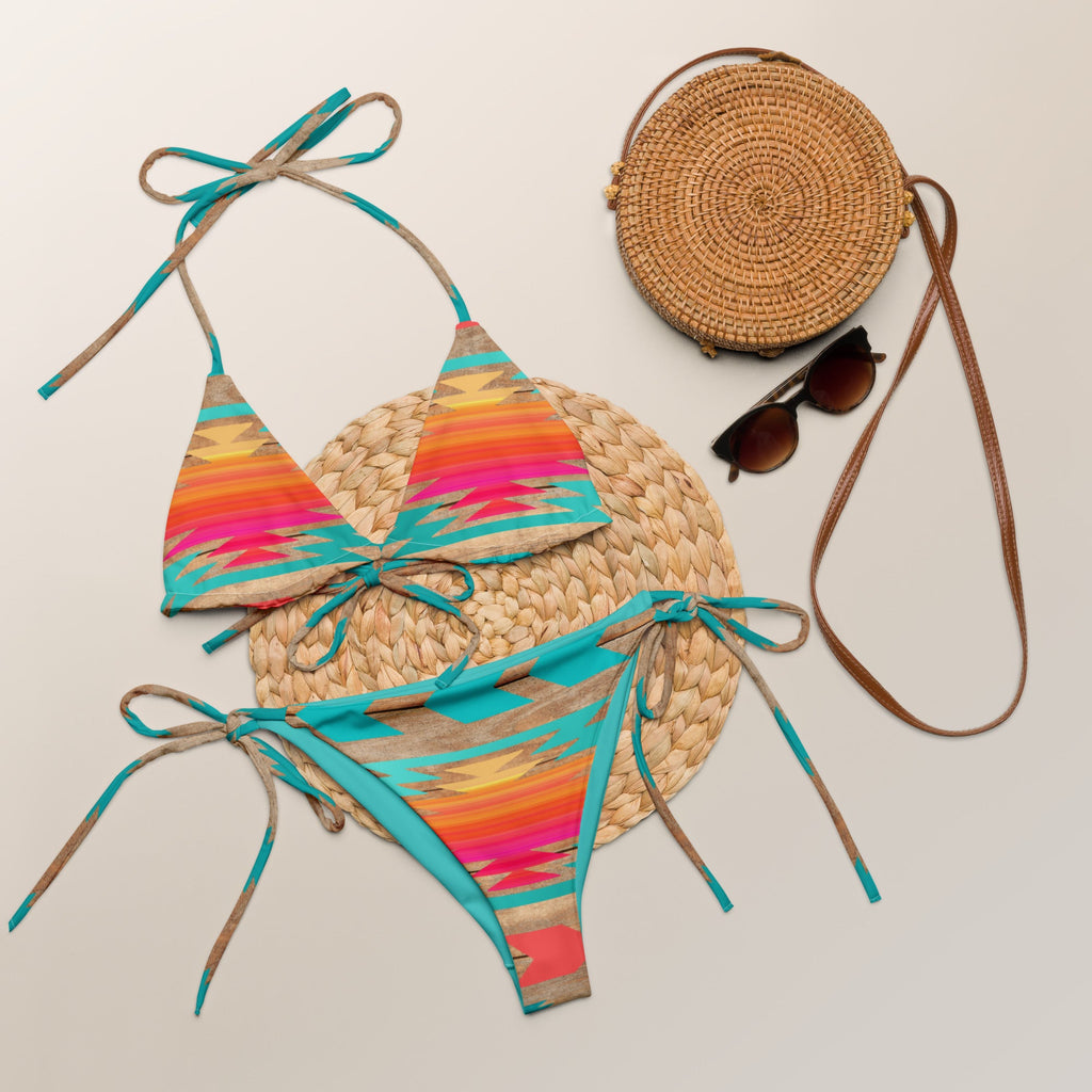 Baha Ranch Yeehaw Southwest Aztec String Bikini by Baha Ranch Western Wear