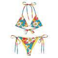 Baha Ranch Yeehaw Flower Child Retro String Bikini by Baha Ranch Western Wear