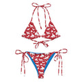 Baha Ranch Yeehaw Red Rodeo Cowboy String Bikini by Baha Ranch Western Wear