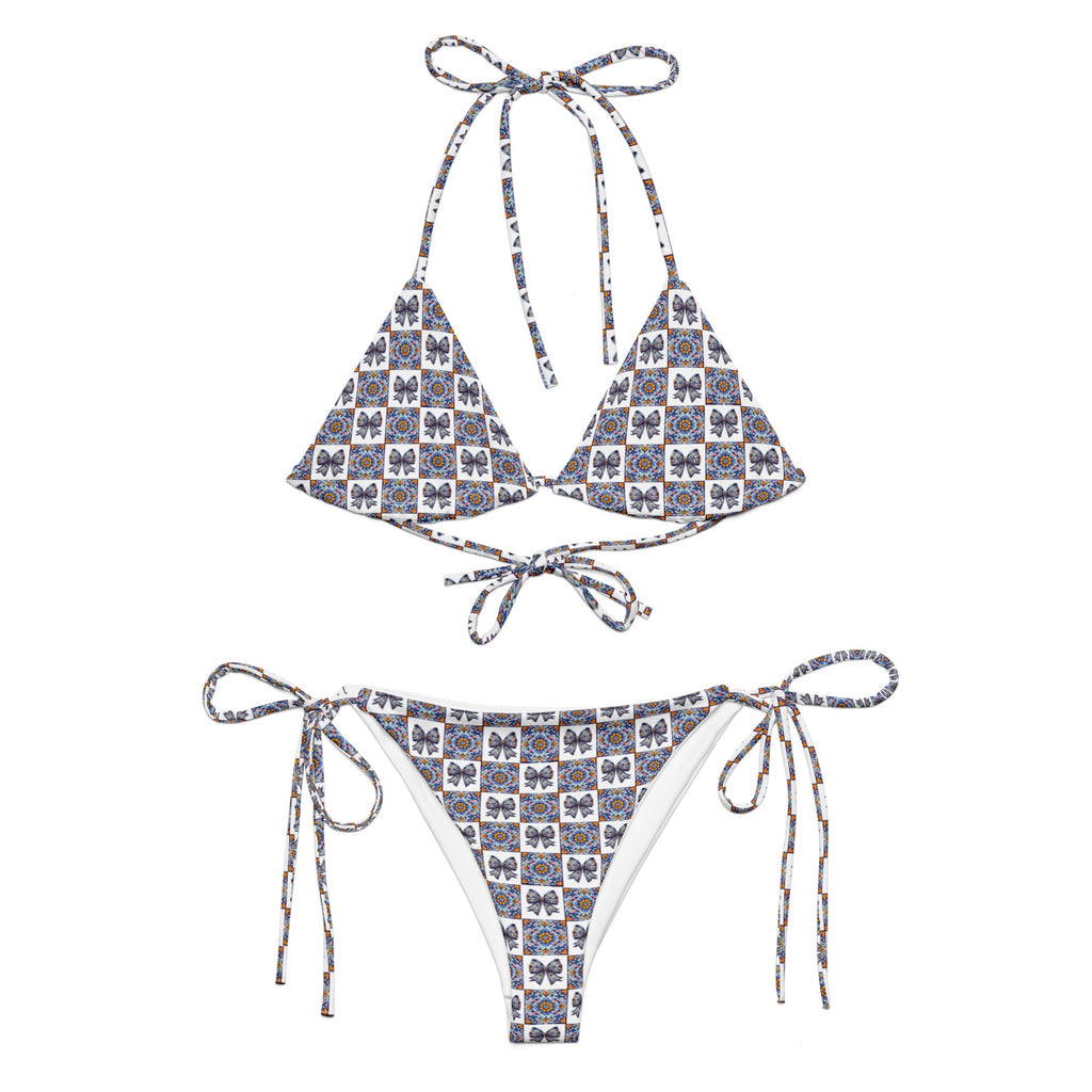Baha Ranch Yeehaw Talavera Bow String Bikini by Baha Ranch Western Wear