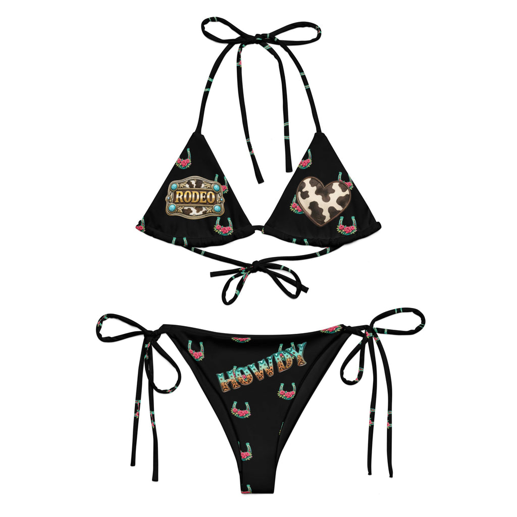 Baha Ranch Yeehaw Howdy Y'all String Bikini by Baha Ranch Western Wear