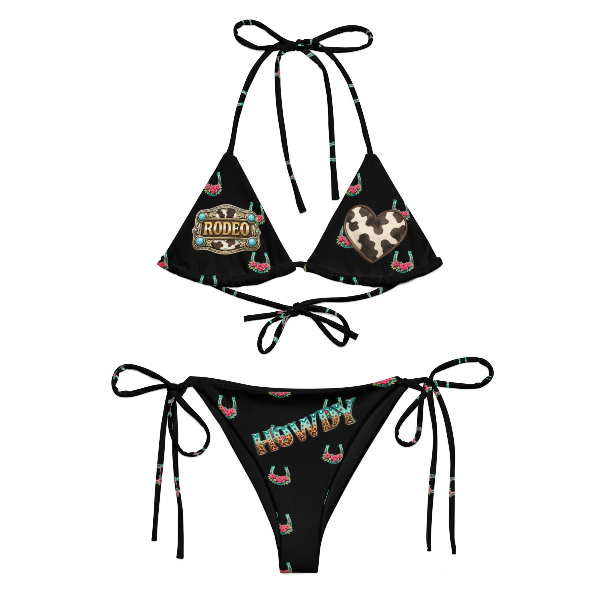 Baha Ranch Yeehaw Howdy Y'all String Bikini by Baha Ranch Western Wear