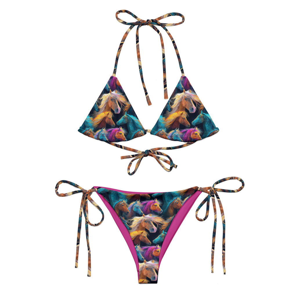 Baha Ranch Yeehaw Wild Horses String Bikini by Baha Ranch Western Wear