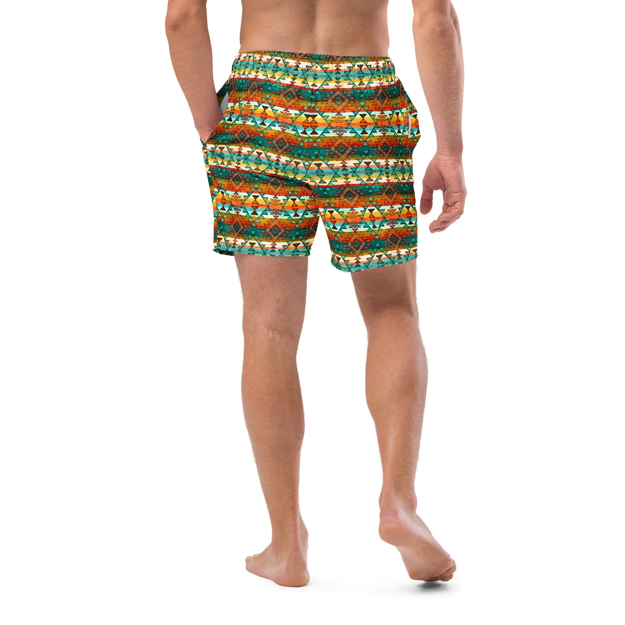 Baha Ranch Yeehaw Native Aztec Men's Swim Trunks by Baha Ranch Western Wear - product image 3