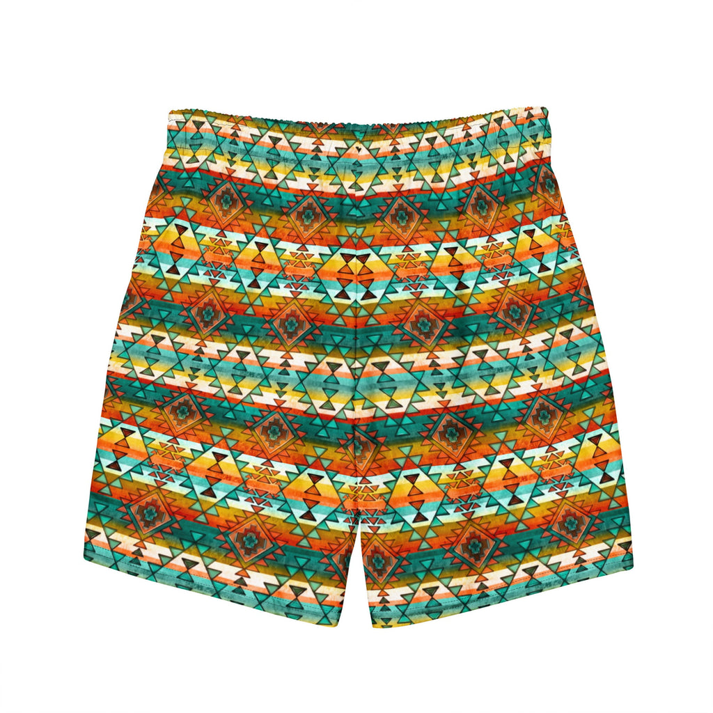 Baha Ranch Yeehaw Native Aztec Men's Swim Trunks by Baha Ranch Western Wear - product image 4