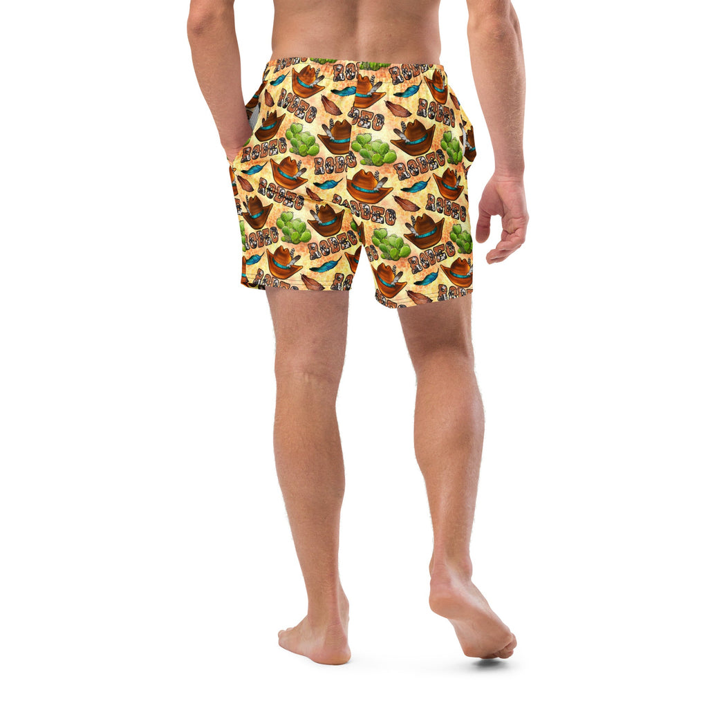 Baha Ranch Yeehaw Rodeo Fever Men's Swim Trunks by Baha Ranch Western Wear - product image 3