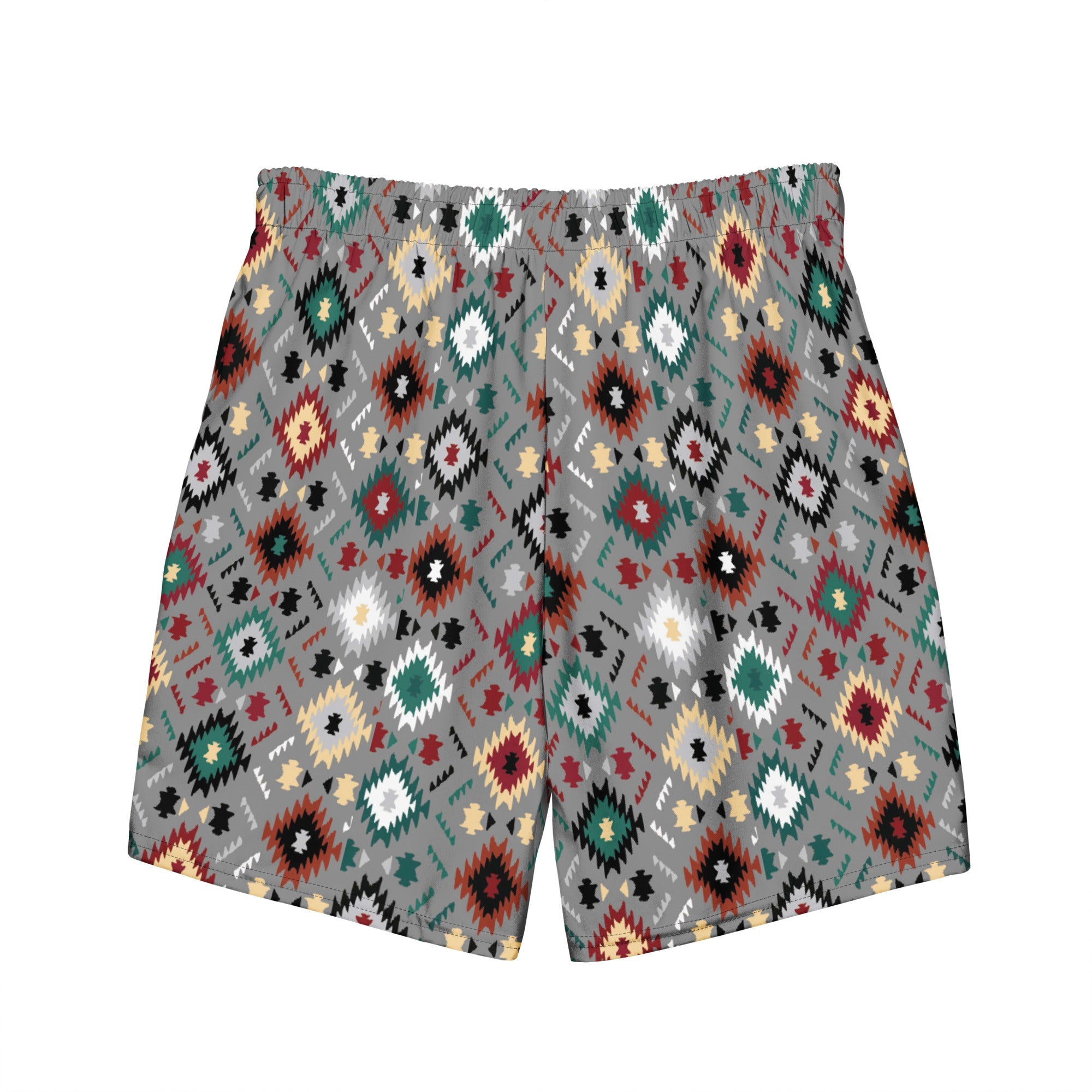 Baha Ranch Yeehaw Gray Aztec Men's Swim Trunks by Baha Ranch Western Wear - product image 4
