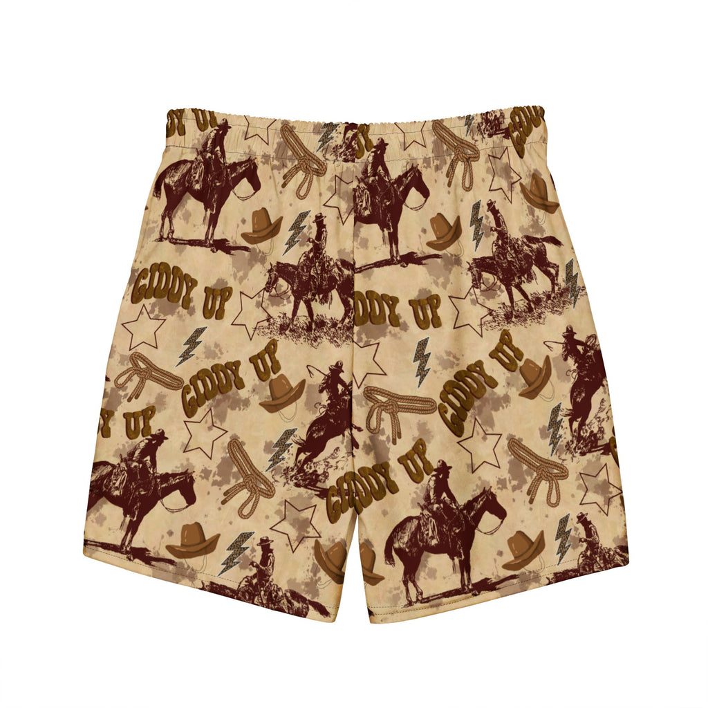 Baha Ranch Yeehaw Vintage Western Men's Swim Trunks by Baha Ranch Western Wear - product image 5