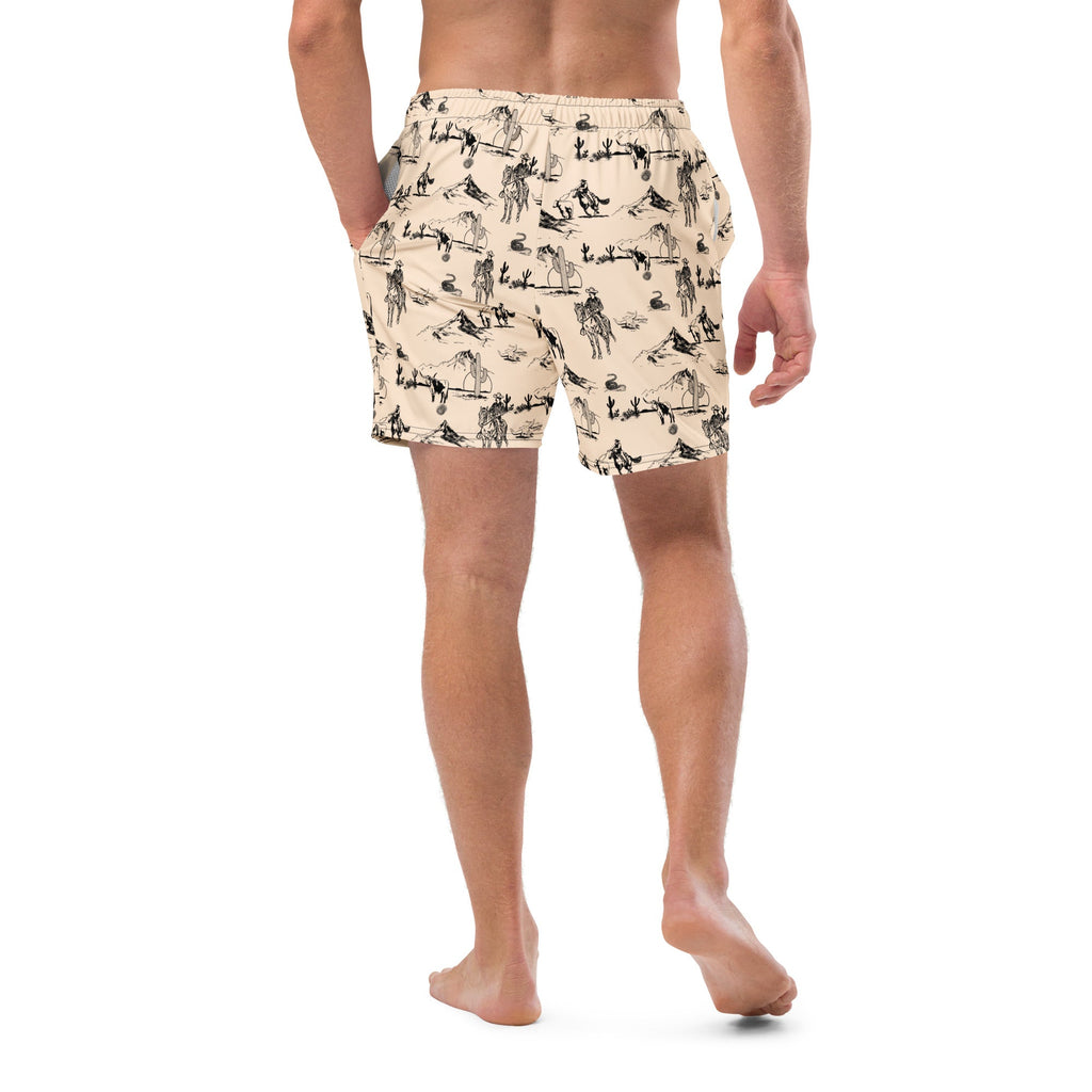 Baha Ranch Yeehaw Cowboy Ranch Men's Swim Trunks by Baha Ranch Western Wear - product image 4