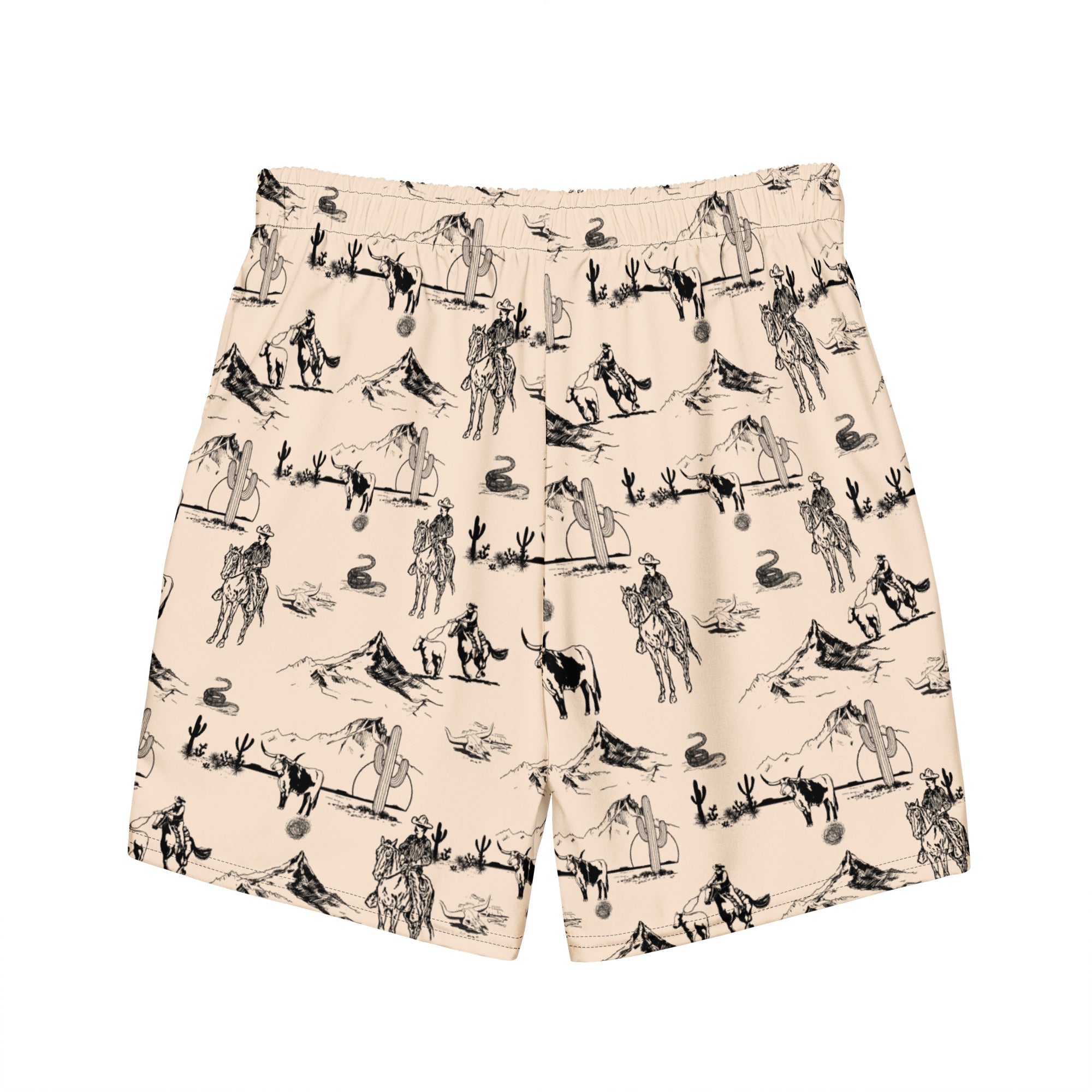 Baha Ranch Yeehaw Cowboy Ranch Men's Swim Trunks by Baha Ranch Western Wear - product image 5