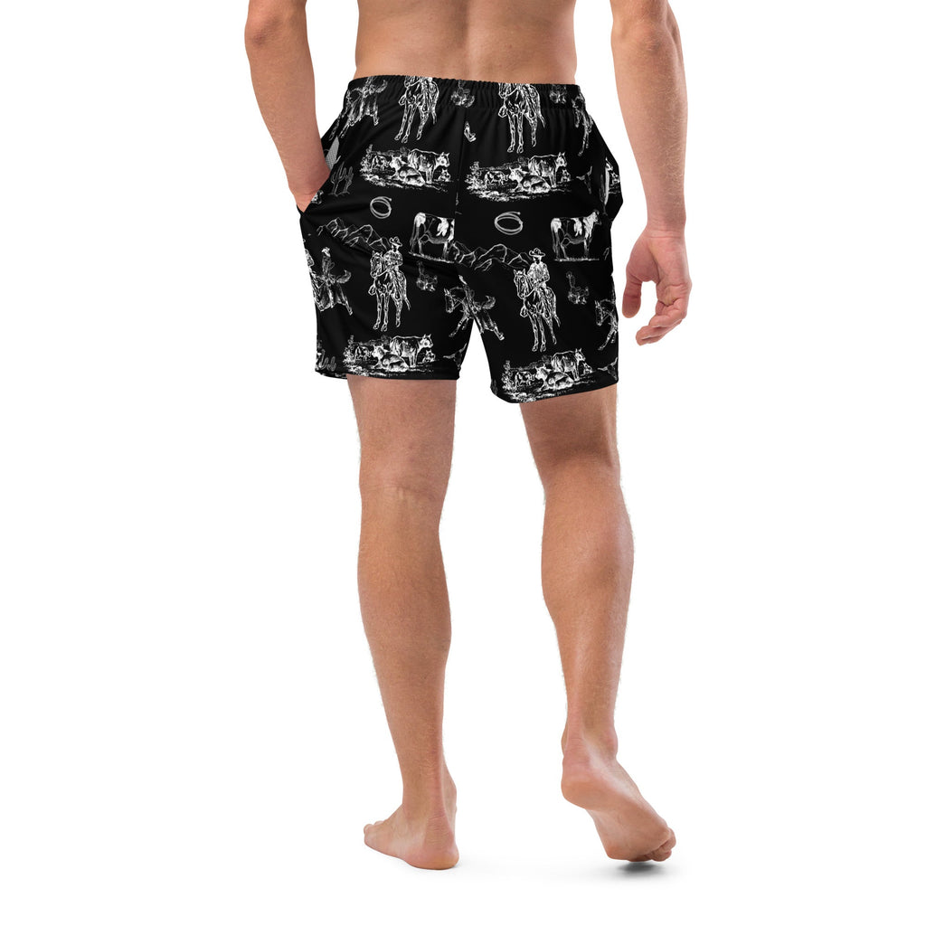 Baha Ranch Yeehaw Ranch Life Men's Swim Trunks by Baha Ranch Western Wear - product image 4