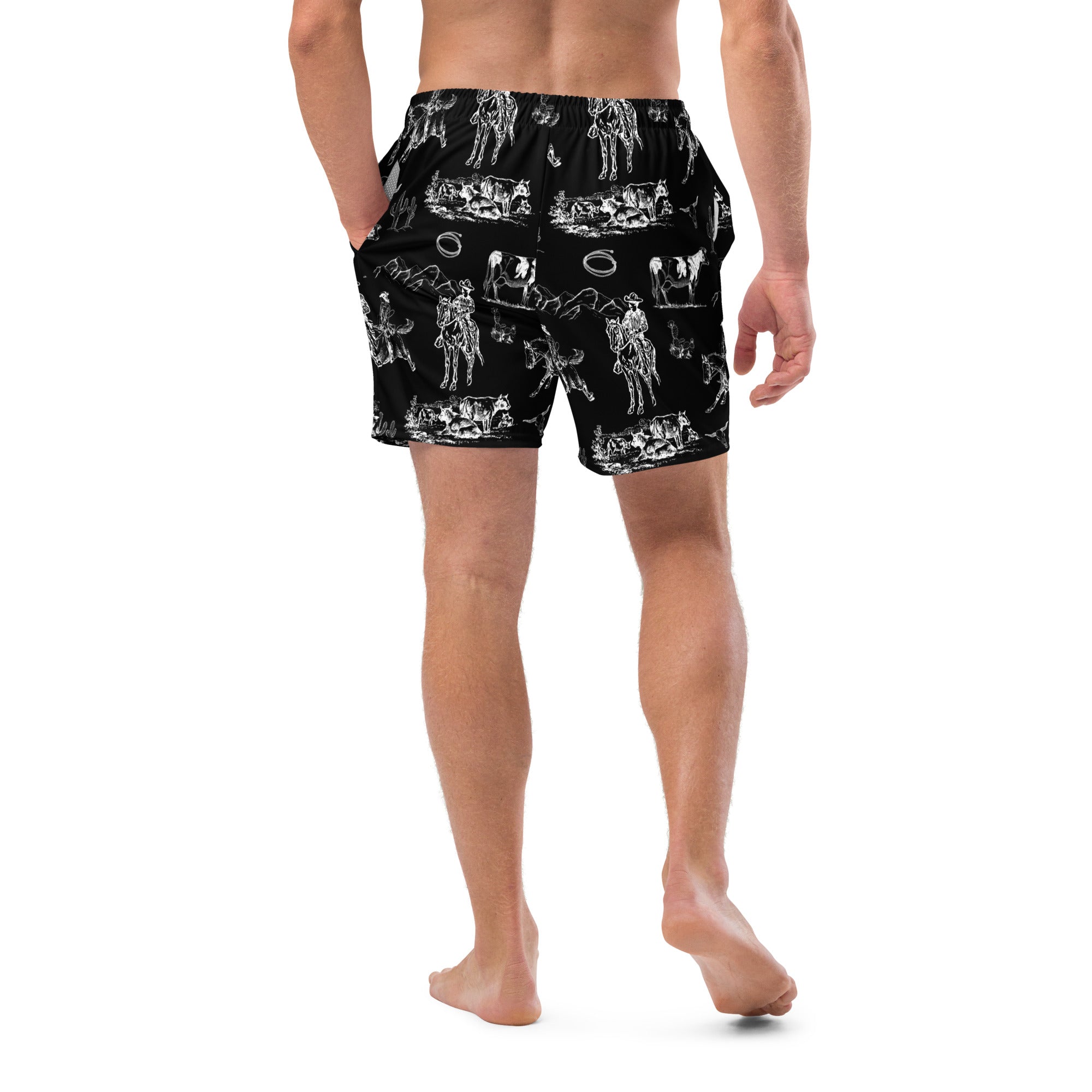 Baha Ranch Yeehaw Ranch Life Men's Swim Trunks by Baha Ranch Western Wear - product image 4