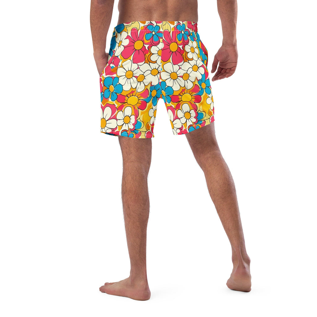 Baha Ranch Yeehaw Flower Child Retro Men's Swim Trunks by Baha Ranch Western Wear - product image 3