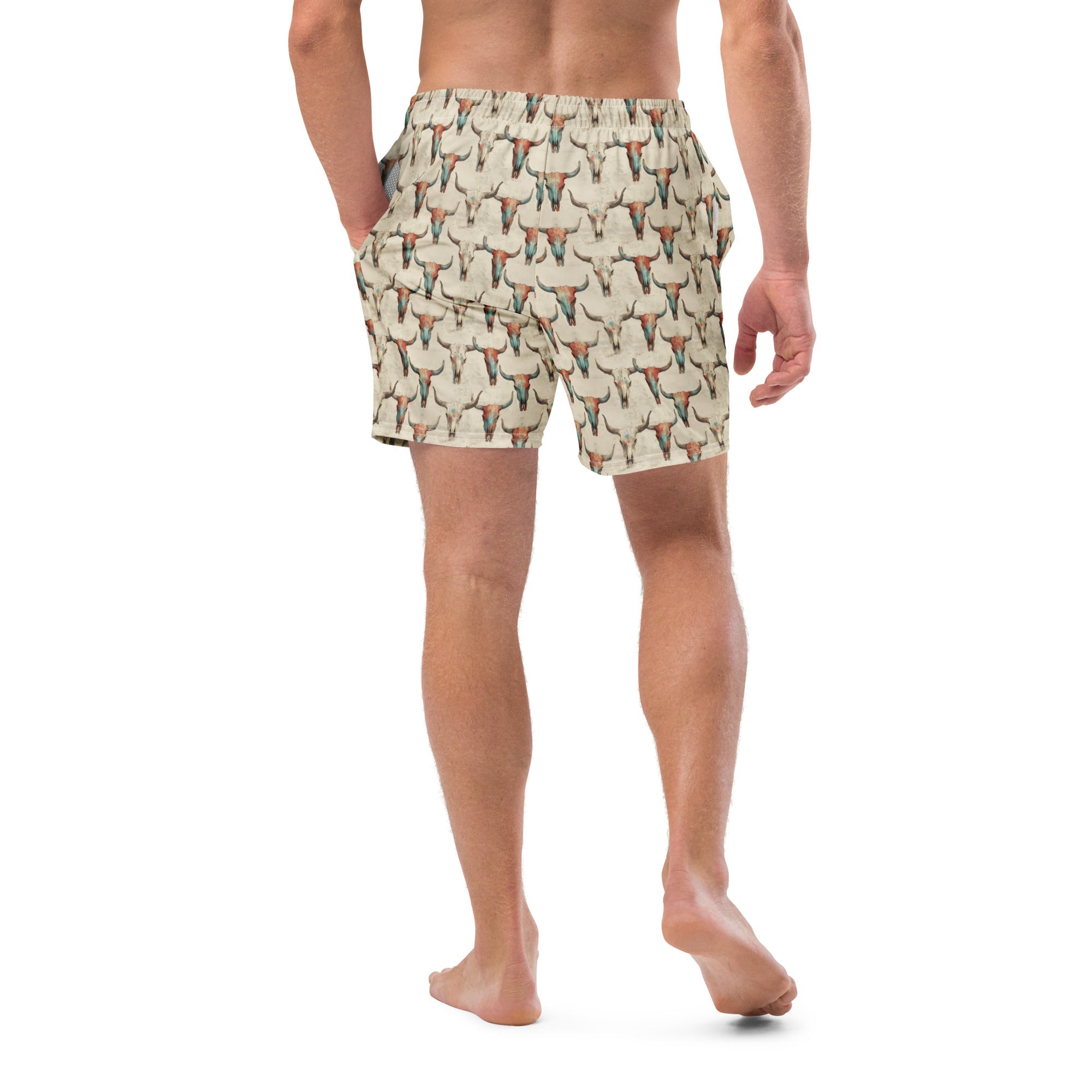 Baha Ranch Bullhead Skull Swim Trunks by Baha Ranch Western Wear - product image 2