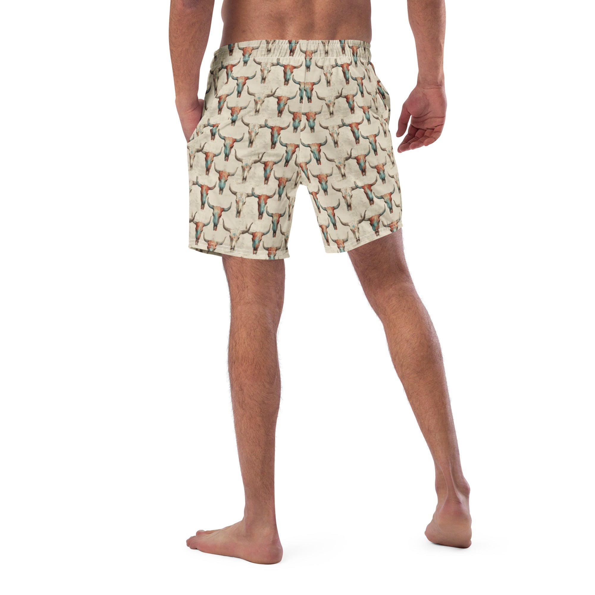 Baha Ranch Bullhead Skull Swim Trunks by Baha Ranch Western Wear - product image 3