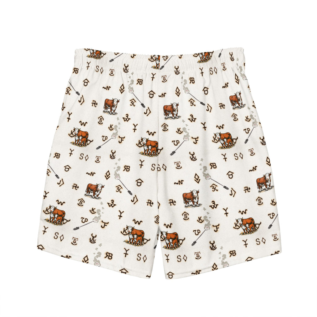 Baha Ranch YEEHAW Hereford Brands Swim Trunks by Baha Ranch Western Wear - product image 4