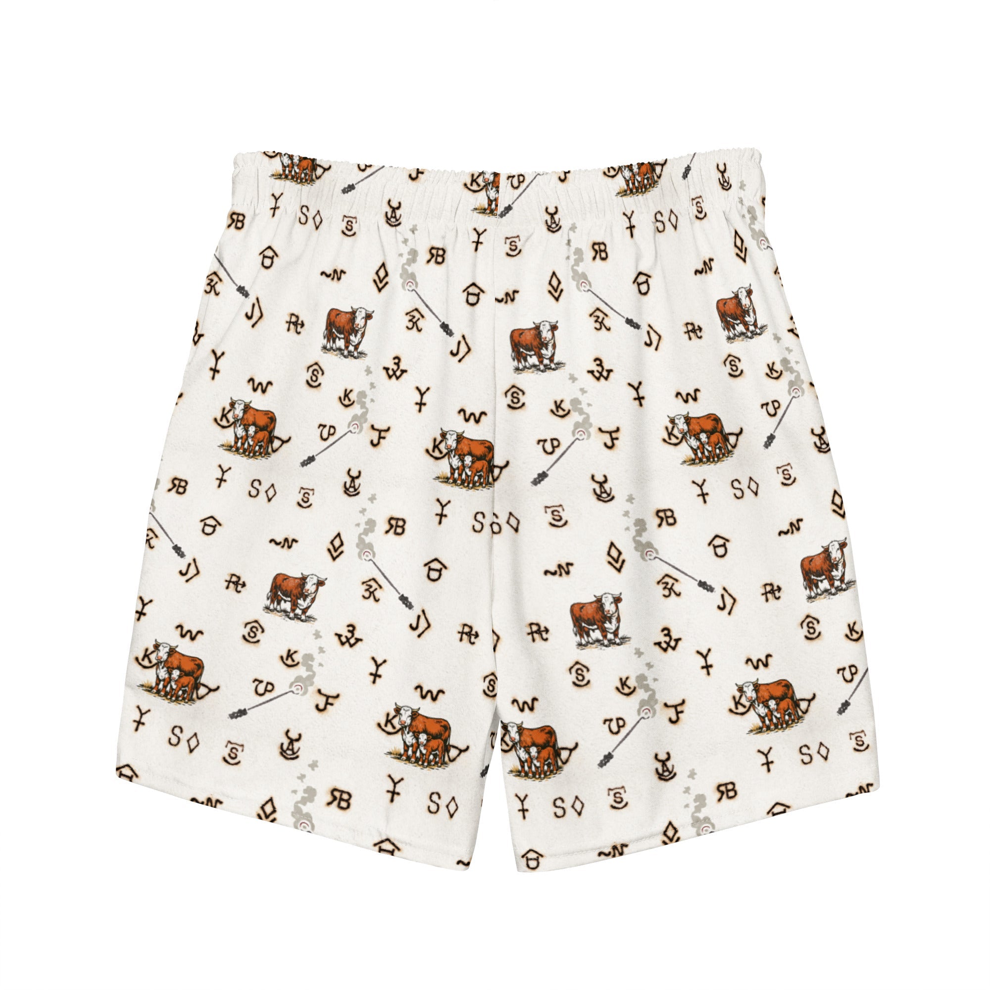 Baha Ranch YEEHAW Hereford Brands Swim Trunks by Baha Ranch Western Wear - product image 4