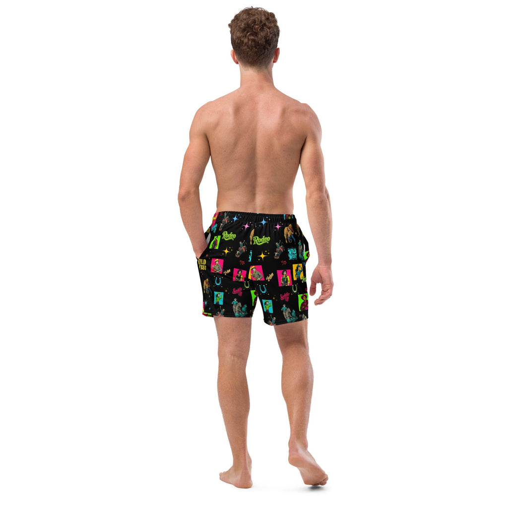 Baha Ranch Yeehaw The Last Roundup Swim Trunks by Baha Ranch Western Wear - product image 5