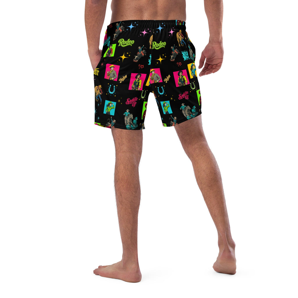 Baha Ranch Yeehaw The Last Roundup Swim Trunks by Baha Ranch Western Wear - product image 6