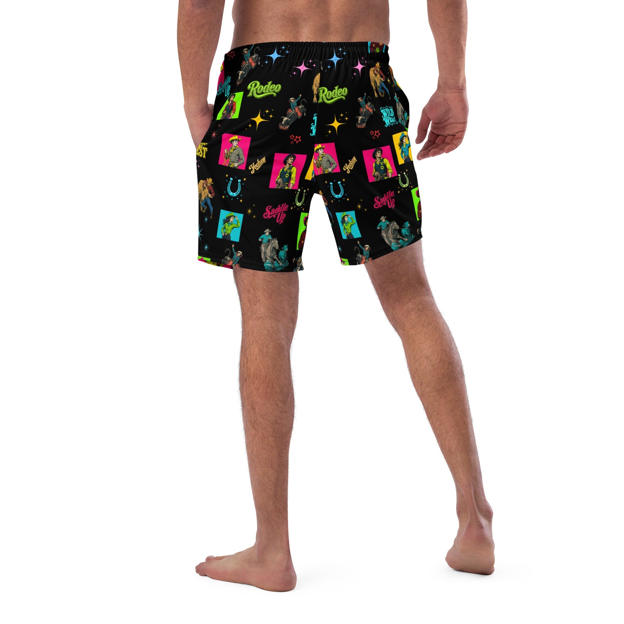 Baha Ranch Yeehaw The Last Roundup Swim Trunks by Baha Ranch Western Wear - product image 6