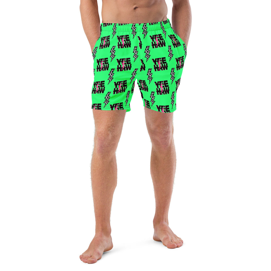 Baha Ranch Yeehaw Neon Men's Swim Trunks by Baha Ranch Western Wear - product image 2