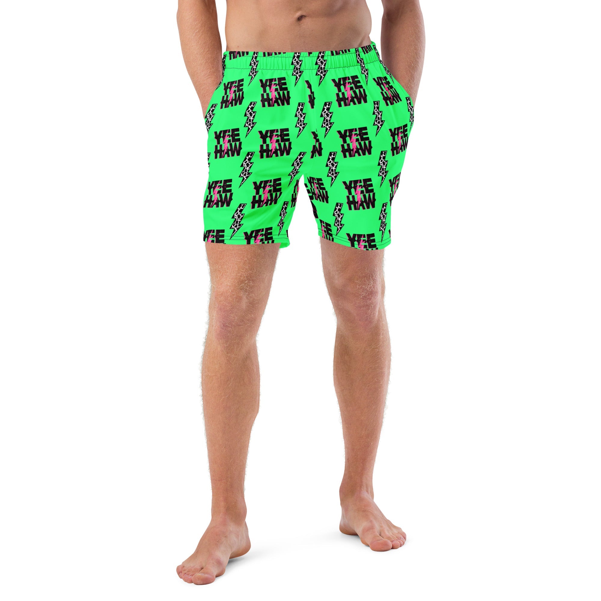 Baha Ranch Yeehaw Neon Men's Swim Trunks by Baha Ranch Western Wear - product image 2