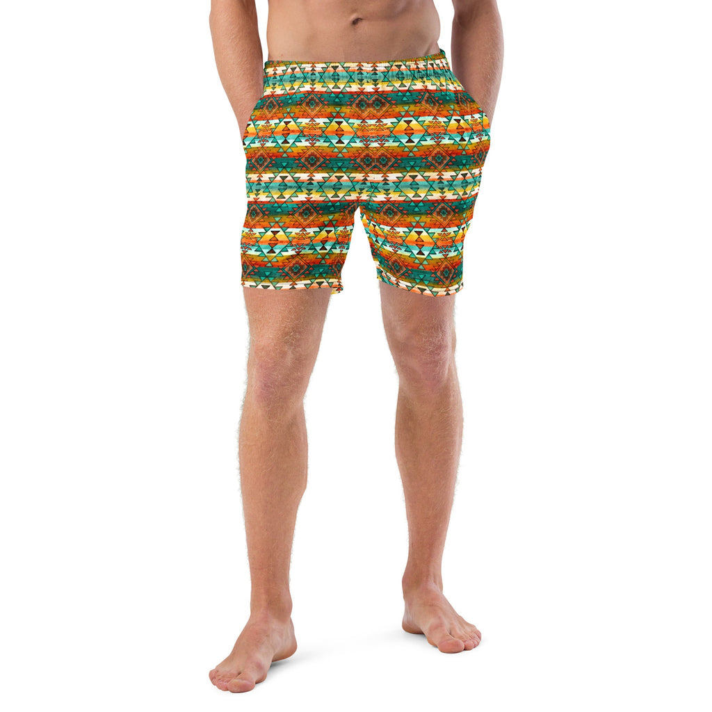 Baha Ranch Yeehaw Native Aztec Men's Swim Trunks by Baha Ranch Western Wear - product image 2