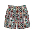 Baha Ranch Yeehaw Gray Aztec Men's Swim Trunks by Baha Ranch Western Wear