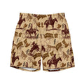 Baha Ranch Yeehaw Vintage Western Men's Swim Trunks by Baha Ranch Western Wear