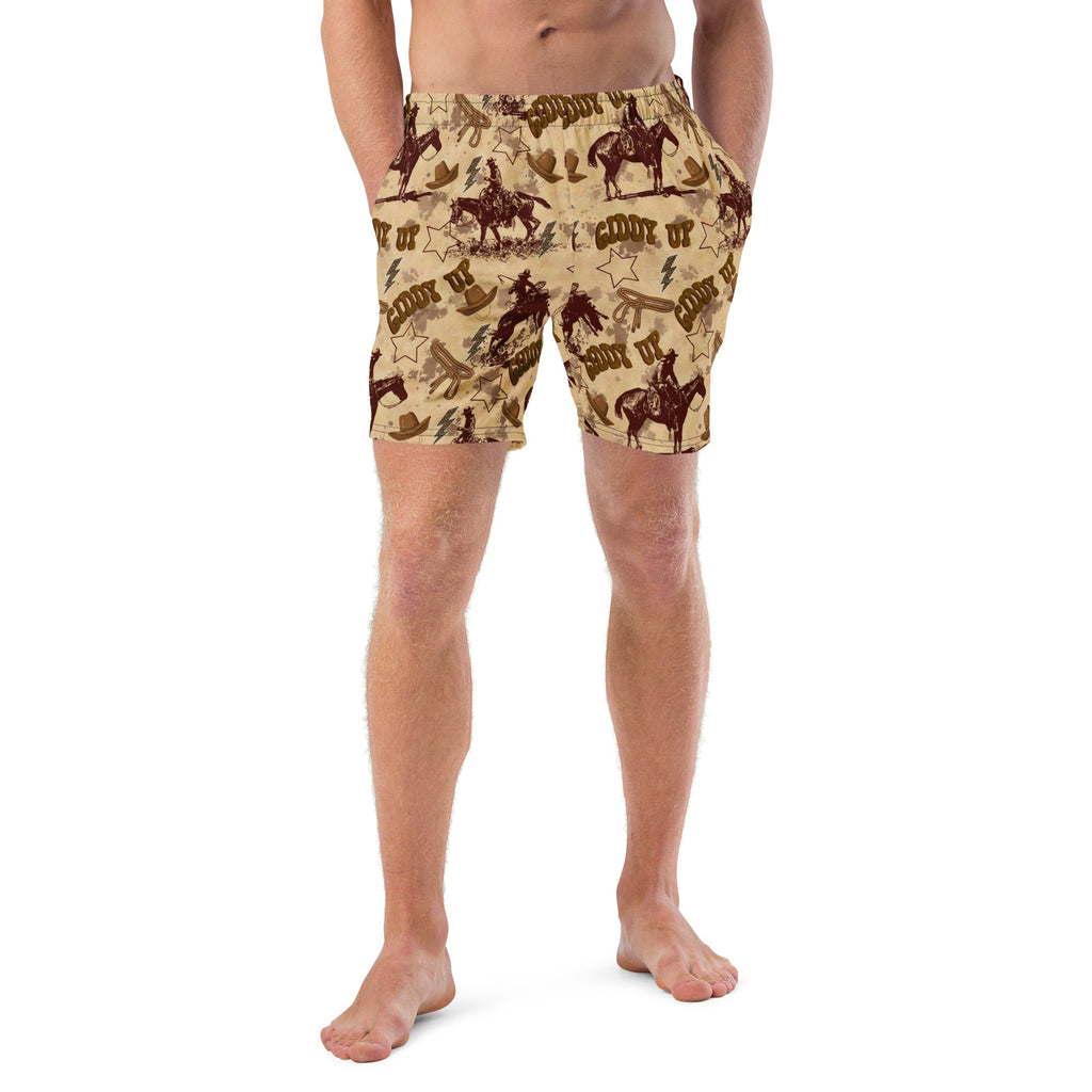 Baha Ranch Yeehaw Vintage Western Men's Swim Trunks by Baha Ranch Western Wear - product image 2
