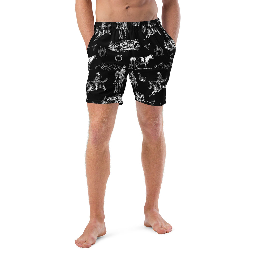 Baha Ranch Yeehaw Ranch Life Men's Swim Trunks by Baha Ranch Western Wear - product image 2