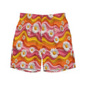 Baha Ranch Yeehaw Groovy Floral Men's Swim Trunks by Baha Ranch Western Wear