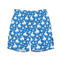 Baha Ranch Yeehaw Blue Rodeo Cowboy Men's Swim Trunks by Baha Ranch Western Wear