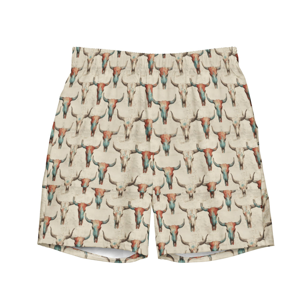 Baha Ranch Bullhead Skull Swim Trunks by Baha Ranch Western Wear
