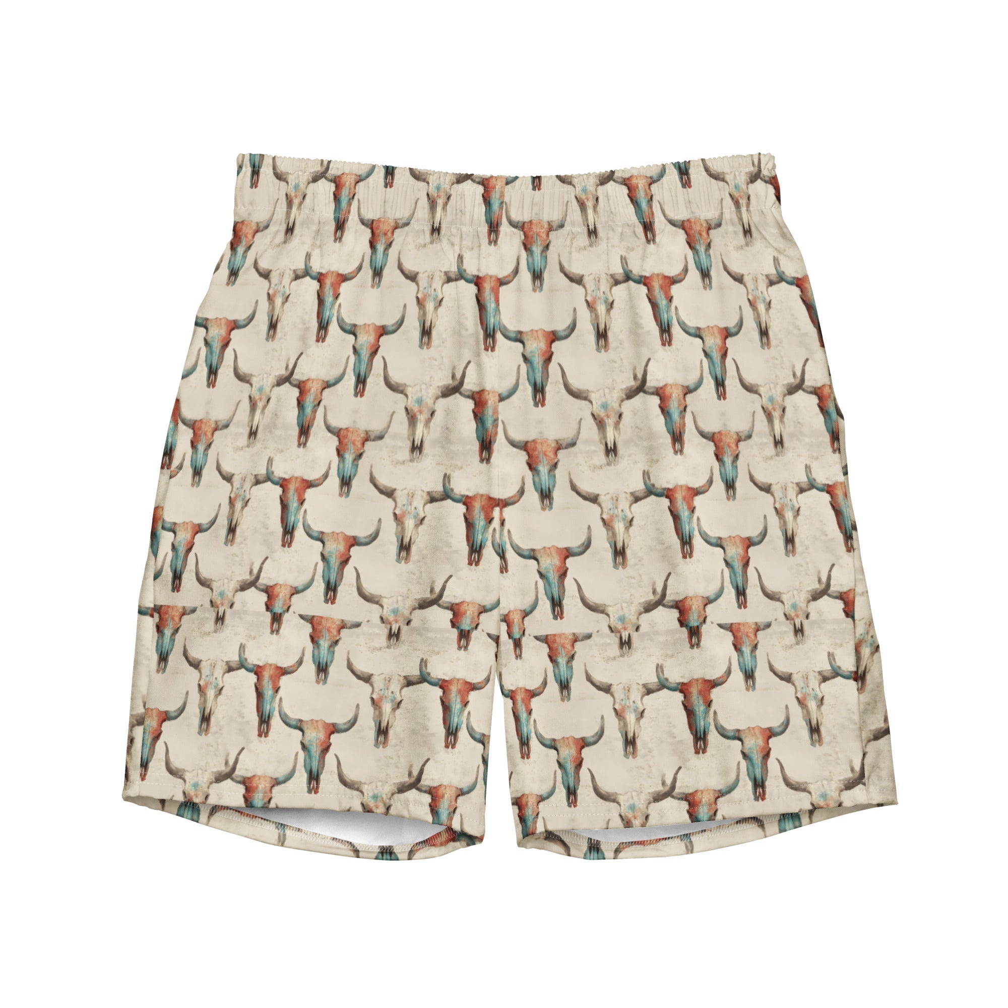 Baha Ranch Bullhead Skull Swim Trunks by Baha Ranch Western Wear