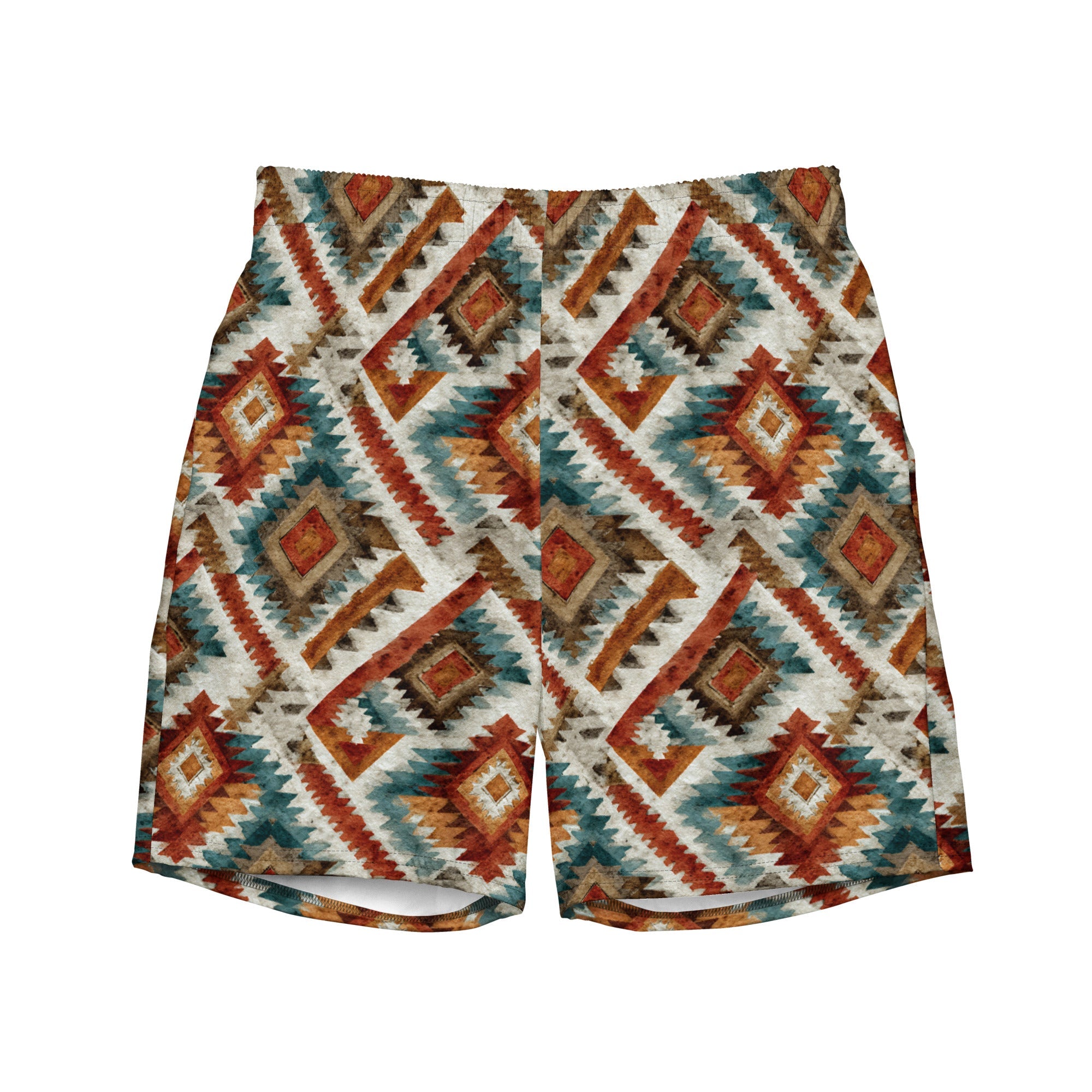Baha Ranch Southwest Diamond Recycled Swim Trunks by Baha Ranch Western Wear