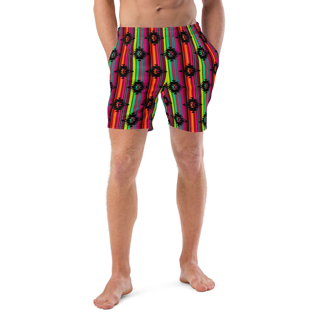 Baha Ranch Yeehaw Aztec Serape Swim Trunks by Baha Ranch Western Wear - product image 2
