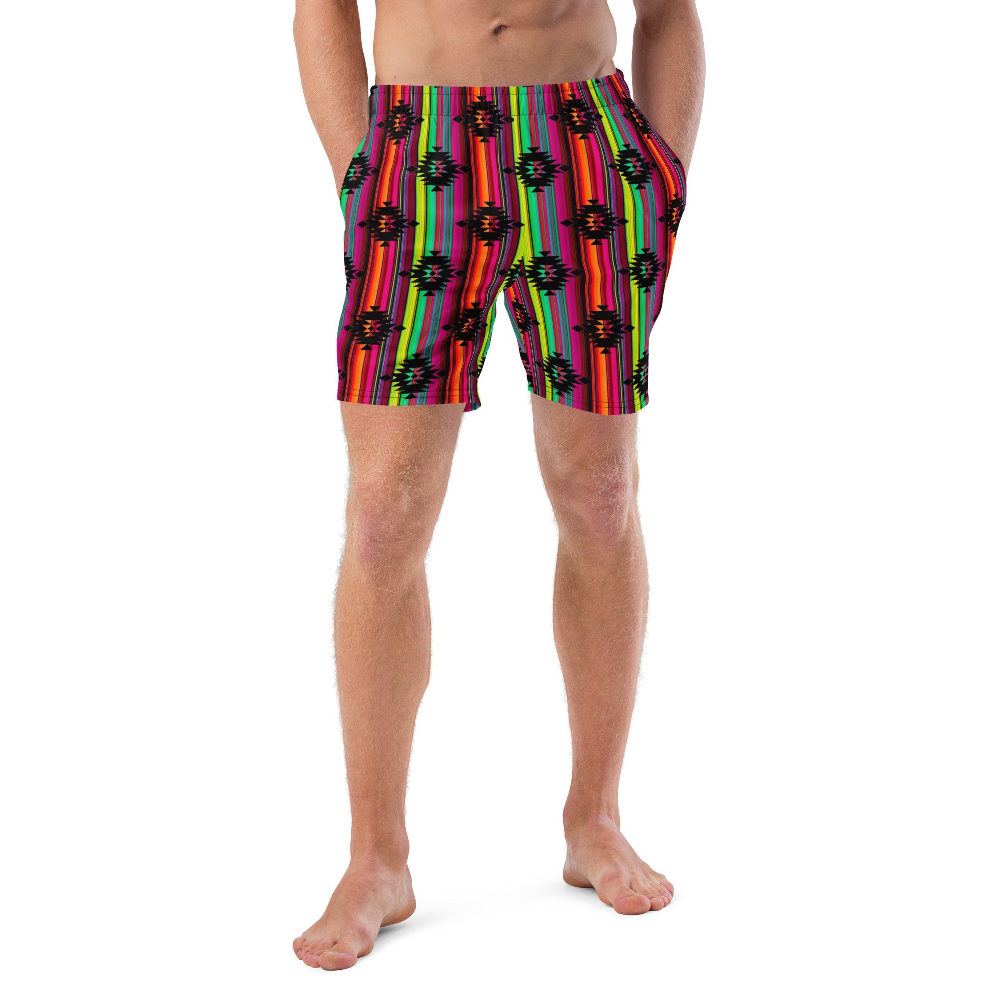 Baha Ranch Yeehaw Aztec Serape Swim Trunks by Baha Ranch Western Wear - product image 2
