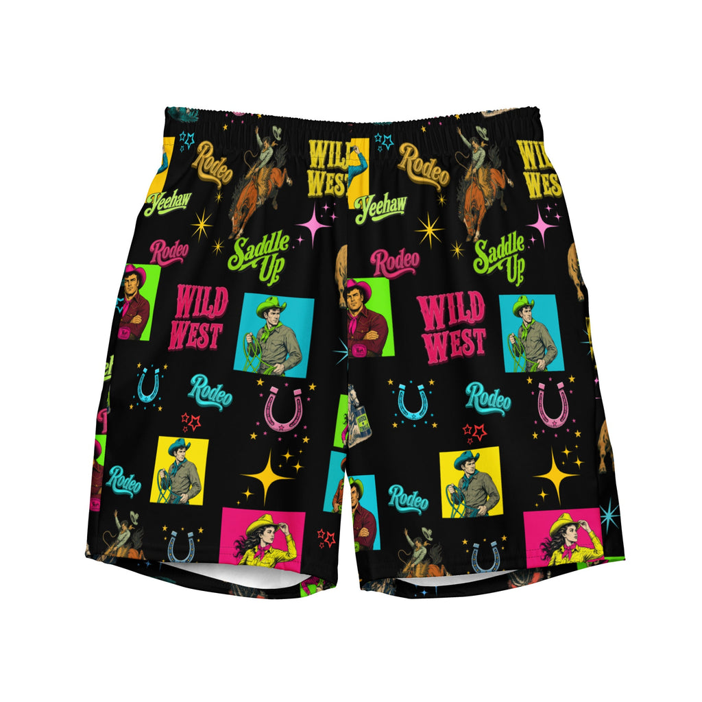 Baha Ranch Yeehaw The Last Roundup Swim Trunks by Baha Ranch Western Wear