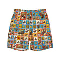 Baha Ranch Yeehaw Comic Corral Rodeo Swim Trunks by Baha Ranch Western Wear