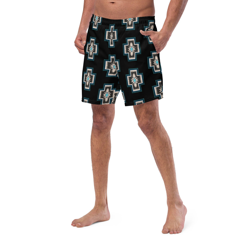 Baha Ranch Yeehaw Southwest Cross Men's Swim Trunks by Baha Ranch Western Wear - product image 4
