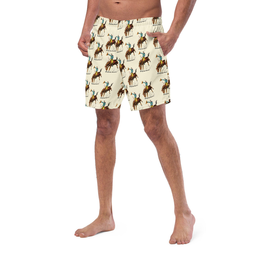 Baha Ranch Yeehaw Vintage Rodeo Men's Swim Trunks by Baha Ranch Western Wear - product image 3