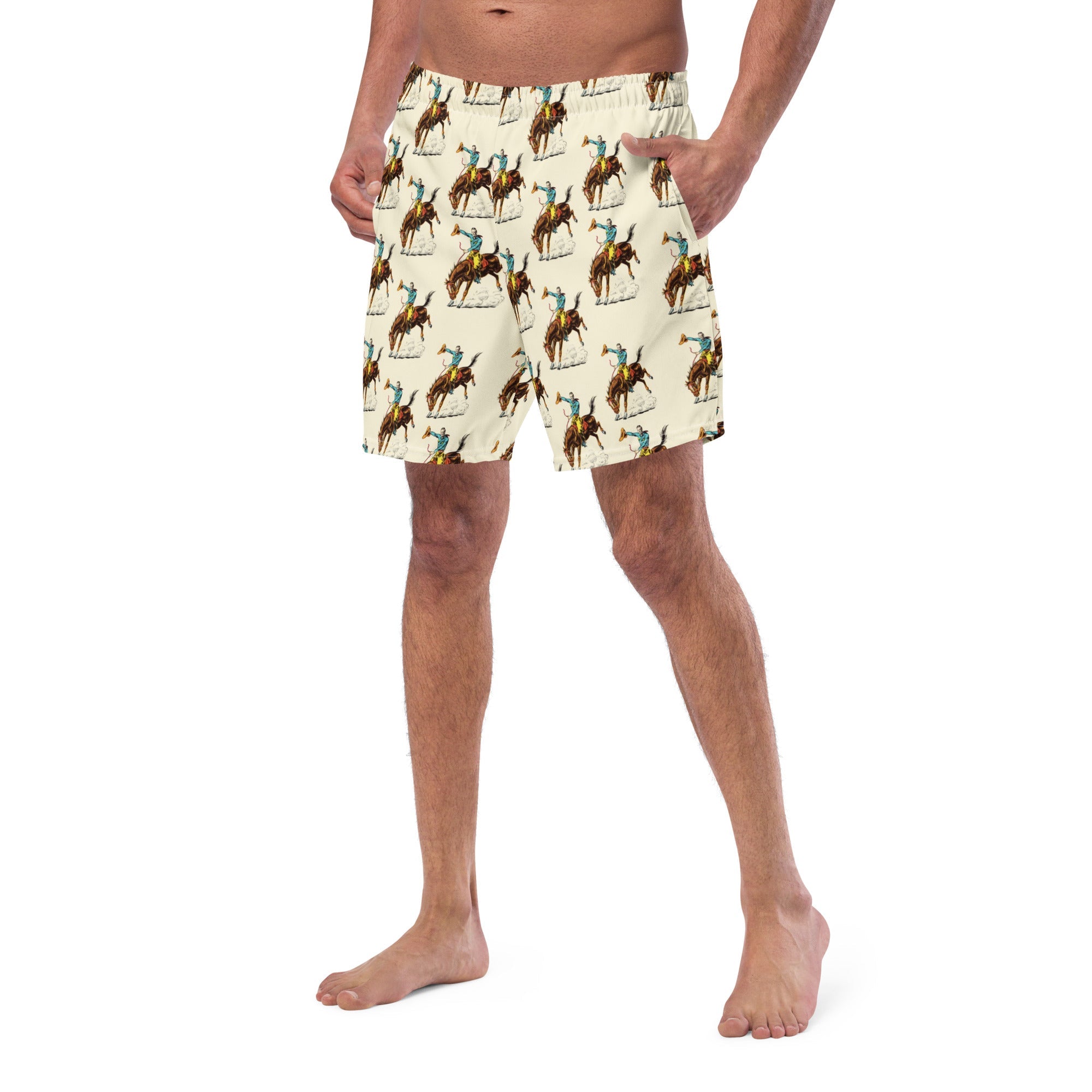 Baha Ranch Yeehaw Vintage Rodeo Men's Swim Trunks by Baha Ranch Western Wear - product image 3